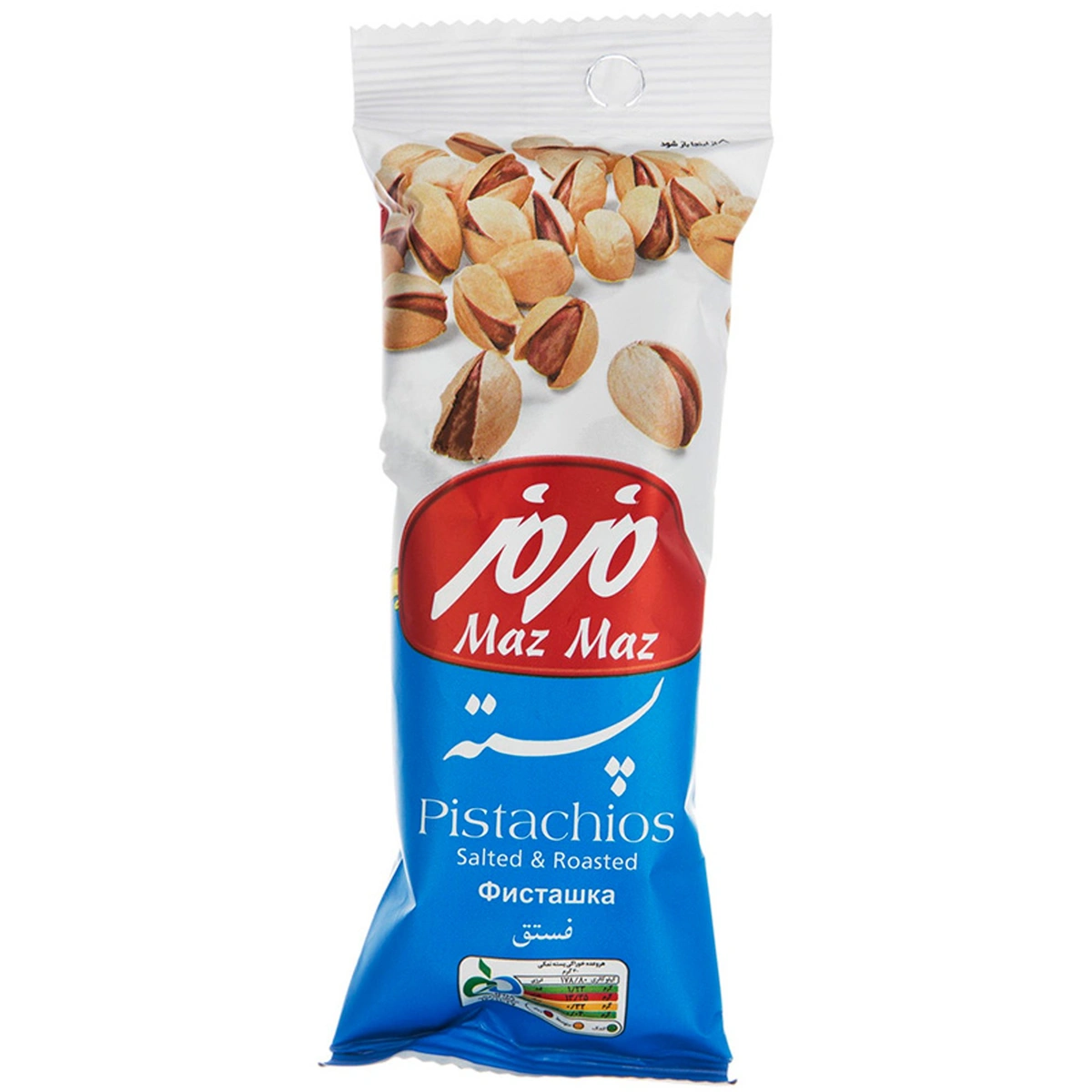 مغز پسته نمکی 30گ مزمز