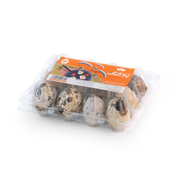 تخم بلدرچین 12 عددی تلاونگ