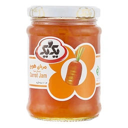 مربای هویج شیشه ای 350 گرمی یک و یک