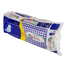 نوار بهداشتی مشبک 10عددی L پنبه ریز