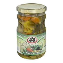 ترشی مخلوط 640 گرمی یک و یک