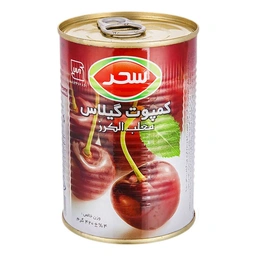 کمپوت گیلاس ممتاز 420گ سحر