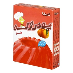 پودر ژله هلو 100 گرمی شیبا