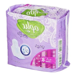 مولپد اکسترا بزرگ 8عددی مشبک بنفش