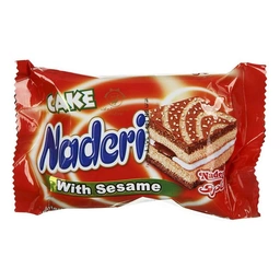 کیک اسفنجی پذیرایی کنجدی نادری