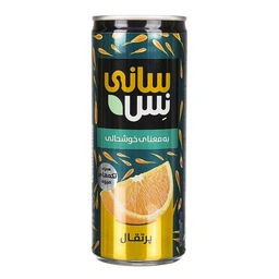 آبمیوه پرتقال قوطی سانی نس