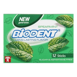 آدامس مینی استیک بدون شکر نعنا بایودنت