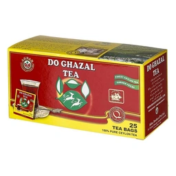 چای کیسه ای ساده 25عددی دوغزال