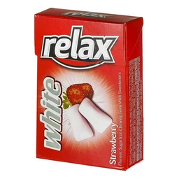 آدامس توت فرنگی ریلکس ( قرمز ) قوطی فلیپ تاپ