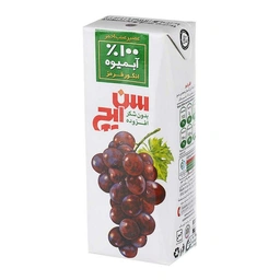 آبمیوه 200cc انگور قرمز سن ایچ پاکتی