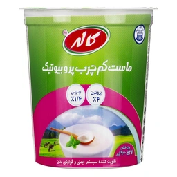 ماست کم چرب پروبیوتیک 900گ کاله