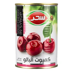 کمپوت آلبالو ممتاز 420گ سحر