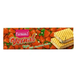 ویفر ورنال توت فرنگی 80 گرمی فرمند