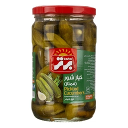 کنسرو خیارشور ممتاز 670گ برتر