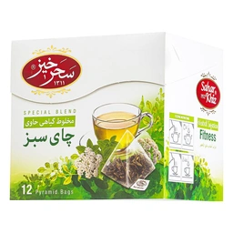مخلوط گیاهی حاوی چای سبز 12ع سحر خیز