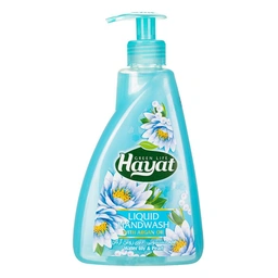 مایع دستشویی صدفی حیات 450گ آبی حیات