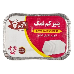پنیر کم نمک 300گ پاک