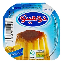 دسر ظرفی کارامل 100گ دومینو