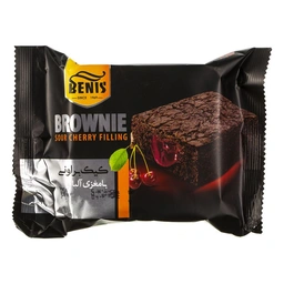 کیک براونی آلبالویی بنیس