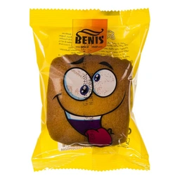 کاپ کیک پرتقالی طرح لبخند بنیس