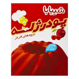 پودر ژله میوه های قرمز شیبابا