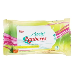 دستمال مرطوب 12ع پنبه ریز