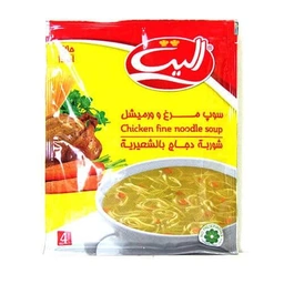 سوپ مرغ و ورمیشل الیت