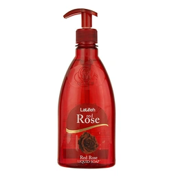 مایع دستشویی رز قرمز 400گرمی لطیفه