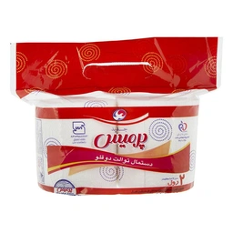 دستمال توالت 2رول پرمیس