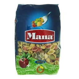 پاستا فرمی گوش ماهی سبزیجات 500گرم مانا