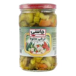 ترشی مخلوط 670 گرمی چاشنی