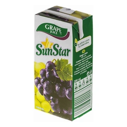 نوشیدنی انگور100%سان استار 200 سی سی