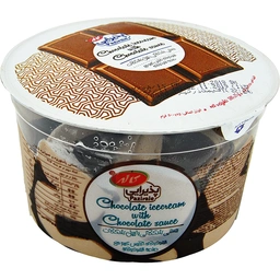 بستنی شکلاتی با ریپل شکلات 500گ پذیرایی کاله