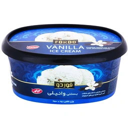 بستنی وانیلی با تکه های شکلات 650گ فوردو