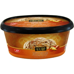 بستنی کارامل  شکلات بادام 650گ فوردو