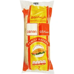 نان ساندویچ دوتایی سه نان