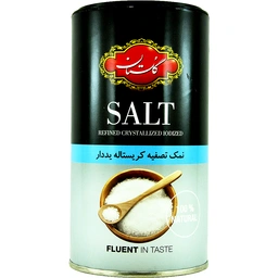 نمک تصفیه شده کریستاله 500گ گلستان