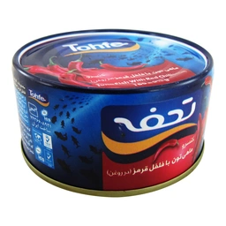 کنسرو ماهی تون 180گ با فلفل تحفه
