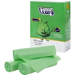 کیسه زباله 55*70 20ع  متوسط وستا