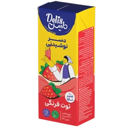 دسر نوشیدنی توت فرنگی 200میل دلیس