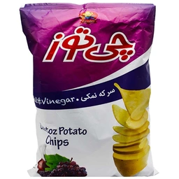 چیپس سرکه نمکی130گ چیتوز
