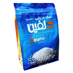 نمک دریایی دانه ریز 2500گ دلفین
