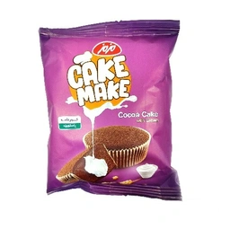 کیک شیفون کاکائویی با کرم خامه مزمز