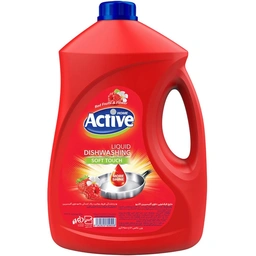 مایع ظرفشویی 3500 گرمی قرمز اکتیو