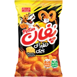 اسنک پنیری حلقه ای پفان