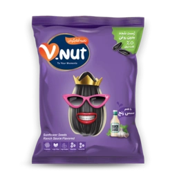 تخمه آفتابگردان با طعم سس رنچ 105گرمی وی نات