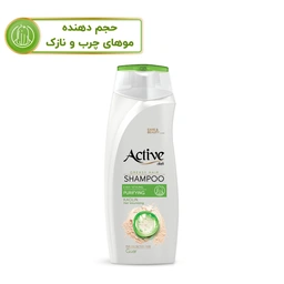 شامپو حجم دهنده موهای چرب 350میل اکتیو
