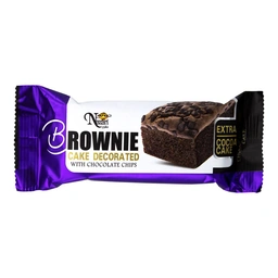 کیک براونی با چیپس شکلات(کرونی)65گ نظری