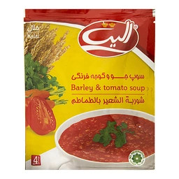 سوپ جو و گوجه فرنگی نیمه آماده الیت