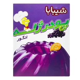 پودر ژله 100گرم انگور شیبابا